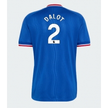 Manchester United Diogo Dalot #2 Replika Bortedrakt 2026-27 Kortermet