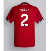 Manchester United Diogo Dalot #2 Replika Hjemmedrakt 2025-26 Kortermet