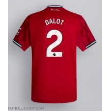 Manchester United Diogo Dalot #2 Replika Hjemmedrakt 2025-26 Kortermet