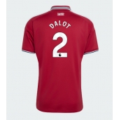 Manchester United Diogo Dalot #2 Replika Hjemmedrakt 2026-27 Kortermet