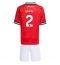 Manchester United Diogo Dalot #2 Replika Hjemmedrakt Barn 2025-26 Kortermet (+ bukser)