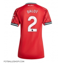 Manchester United Diogo Dalot #2 Replika Hjemmedrakt Dame 2025-26 Kortermet