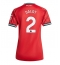 Manchester United Diogo Dalot #2 Replika Hjemmedrakt Dame 2025-26 Kortermet