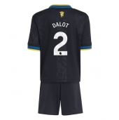 Manchester United Diogo Dalot #2 Replika Tredjedrakt Barn 2025-26 Kortermet (+ bukser)