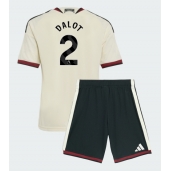 Manchester United Diogo Dalot #2 Replika Tredjedrakt Barn 2026-27 Kortermet (+ bukser)