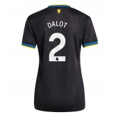 Manchester United Diogo Dalot #2 Replika Tredjedrakt Dame 2025-26 Kortermet