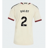 Manchester United Diogo Dalot #2 Replika Tredjedrakt Dame 2026-27 Kortermet