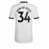 Manchester United Donny van de Beek #34 Replika Bortedrakt 2022-23 Kortermet