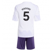 Manchester United Harry Maguire #5 Replika Bortedrakt Barn 2025-26 Kortermet (+ bukser)
