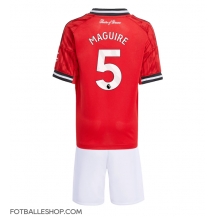Manchester United Harry Maguire #5 Replika Hjemmedrakt Barn 2025-26 Kortermet (+ bukser)
