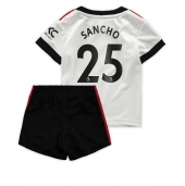 Manchester United Jadon Sancho #25 Replika Bortedrakt Barn 2022-23 Kortermet (+ bukser)