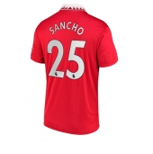 Manchester United Jadon Sancho #25 Replika Hjemmedrakt 2022-23 Kortermet