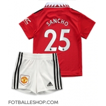 Manchester United Jadon Sancho #25 Replika Hjemmedrakt Barn 2022-23 Kortermet (+ bukser)