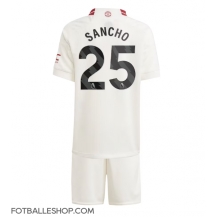 Manchester United Jadon Sancho #25 Replika Tredjedrakt Barn 2023-24 Kortermet (+ bukser)