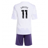 Manchester United Joshua Zirkzee #11 Replika Bortedrakt Barn 2025-26 Kortermet (+ bukser)