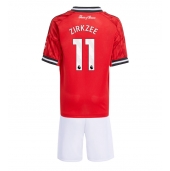 Manchester United Joshua Zirkzee #11 Replika Hjemmedrakt Barn 2025-26 Kortermet (+ bukser)