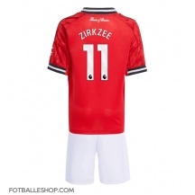 Manchester United Joshua Zirkzee #11 Replika Hjemmedrakt Barn 2025-26 Kortermet (+ bukser)