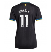 Manchester United Joshua Zirkzee #11 Replika Tredjedrakt Dame 2025-26 Kortermet