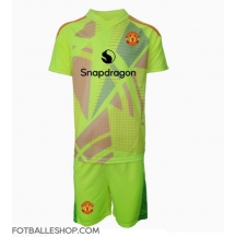 Manchester United Keeper Replika Bortedrakt Barn 2024-25 Kortermet (+ bukser)