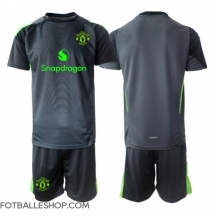 Manchester United Keeper Replika Bortedrakt Barn 2025-26 Kortermet (+ bukser)