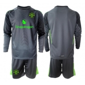 Manchester United Keeper Replika Bortedrakt Barn 2025-26 Langermet (+ bukser)