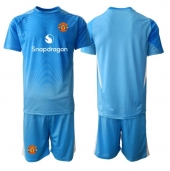 Manchester United Keeper Replika Hjemmedrakt Barn 2025-26 Kortermet (+ bukser)