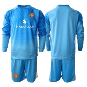 Manchester United Keeper Replika Hjemmedrakt Barn 2025-26 Langermet (+ bukser)
