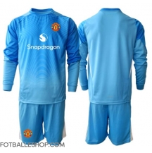 Manchester United Keeper Replika Hjemmedrakt Barn 2025-26 Langermet (+ bukser)