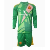 Manchester United Keeper Replika Tredjedrakt Barn 2024-25 Langermet (+ bukser)