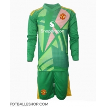 Manchester United Keeper Replika Tredjedrakt Barn 2024-25 Langermet (+ bukser)