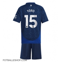 Manchester United Leny Yoro #15 Replika Bortedrakt Barn 2024-25 Kortermet (+ bukser)