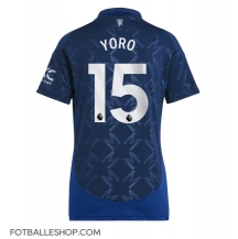 Manchester United Leny Yoro #15 Replika Bortedrakt Dame 2024-25 Kortermet