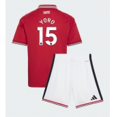 Manchester United Leny Yoro #15 Replika Hjemmedrakt Barn 2026-27 Kortermet (+ bukser)