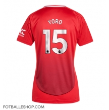 Manchester United Leny Yoro #15 Replika Hjemmedrakt Dame 2024-25 Kortermet