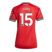 Manchester United Leny Yoro #15 Replika Hjemmedrakt Dame 2025-26 Kortermet
