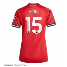 Manchester United Leny Yoro #15 Replika Hjemmedrakt Dame 2025-26 Kortermet