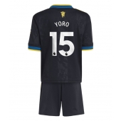 Manchester United Leny Yoro #15 Replika Tredjedrakt Barn 2025-26 Kortermet (+ bukser)