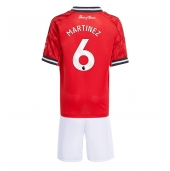 Manchester United Lisandro Martinez #6 Replika Hjemmedrakt Barn 2025-26 Kortermet (+ bukser)