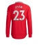Manchester United Luke Shaw #23 Replika Hjemmedrakt 2022-23 Langermet