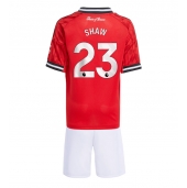 Manchester United Luke Shaw #23 Replika Hjemmedrakt Barn 2025-26 Kortermet (+ bukser)