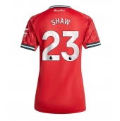 Manchester United Luke Shaw #23 Replika Hjemmedrakt Dame 2025-26 Kortermet