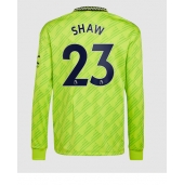 Manchester United Luke Shaw #23 Replika Tredjedrakt 2022-23 Langermet