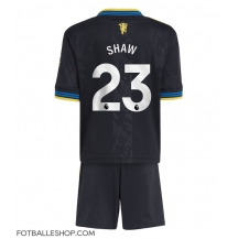 Manchester United Luke Shaw #23 Replika Tredjedrakt Barn 2025-26 Kortermet (+ bukser)