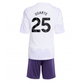 Manchester United Manuel Ugarte #25 Replika Bortedrakt Barn 2025-26 Kortermet (+ bukser)