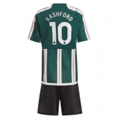 Manchester United Marcus Rashford #10 Replika Bortedrakt Barn 2023-24 Kortermet (+ bukser)