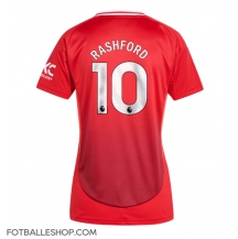Manchester United Marcus Rashford #10 Replika Hjemmedrakt Dame 2024-25 Kortermet