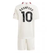 Manchester United Marcus Rashford #10 Replika Tredjedrakt Barn 2023-24 Kortermet (+ bukser)