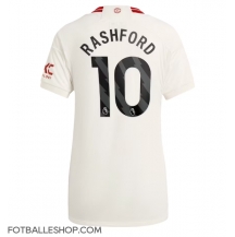 Manchester United Marcus Rashford #10 Replika Tredjedrakt Dame 2023-24 Kortermet