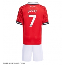 Manchester United Mason Mount #7 Replika Hjemmedrakt Barn 2025-26 Kortermet (+ bukser)