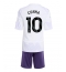 Manchester United Matheus Cunha #10 Replika Bortedrakt Barn 2025-26 Kortermet (+ bukser)